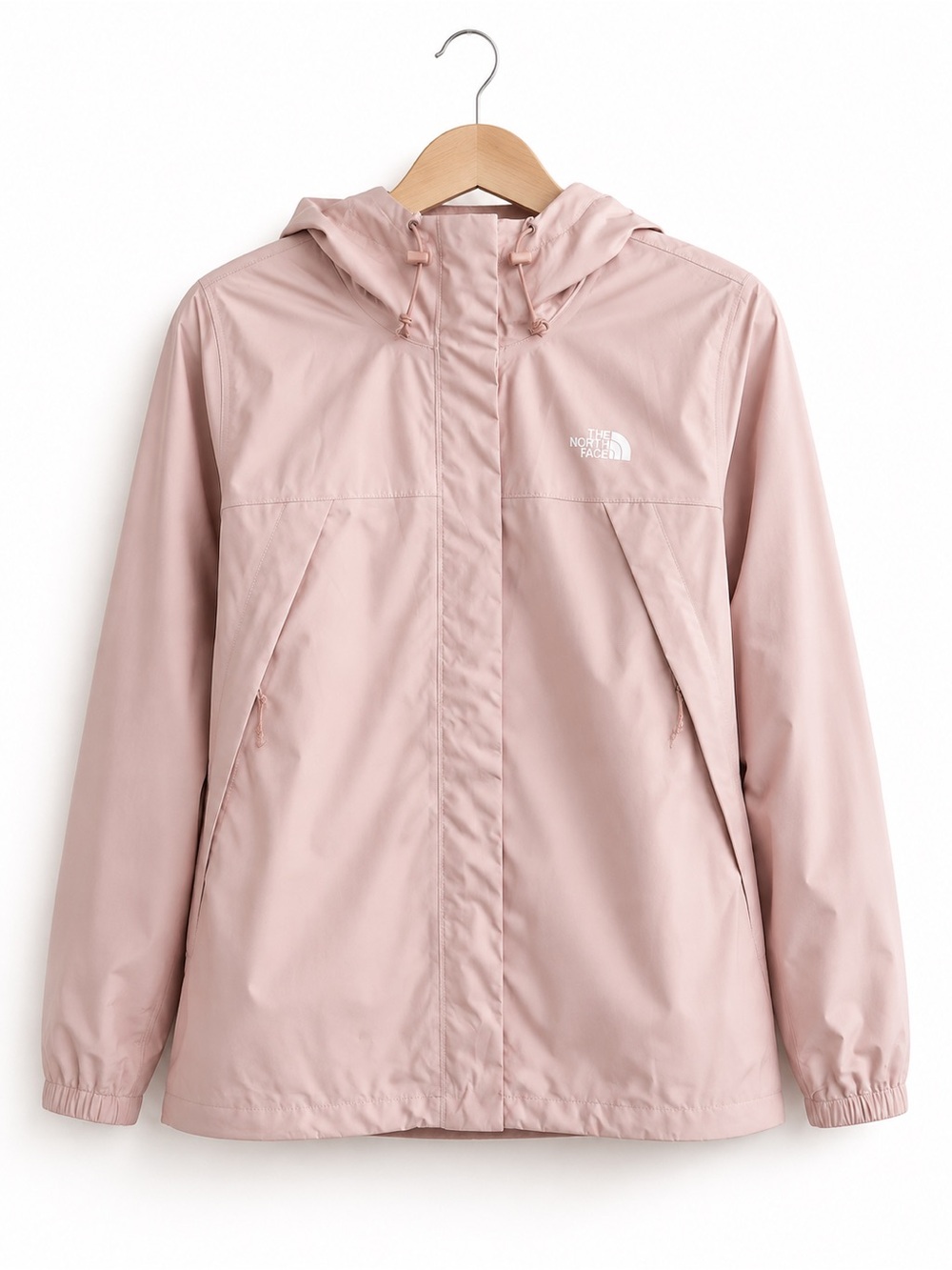 The North Face DryVent Hooded Rain Jacket Blush Pink Large